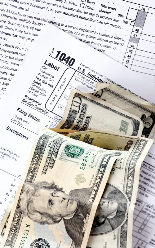 Taxes vertical web